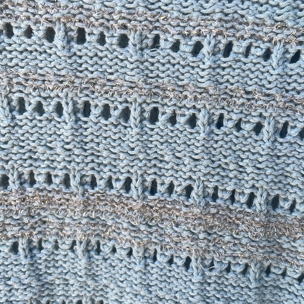Loft Open Weave Sweater Women’s Mint Green Size XS - Picture 5 of 5